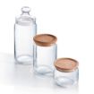 Picture of Luminarc Pure Jars & Wood Lids 500ml (6 Pack)