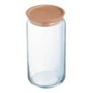 Picture of Luminarc Pure Jars & Wood Lids 1.5Ltr (6 Pack)