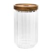 Picture of ARTBAR Condiment Jars and Wooden Lids 650ml (12 Pack)