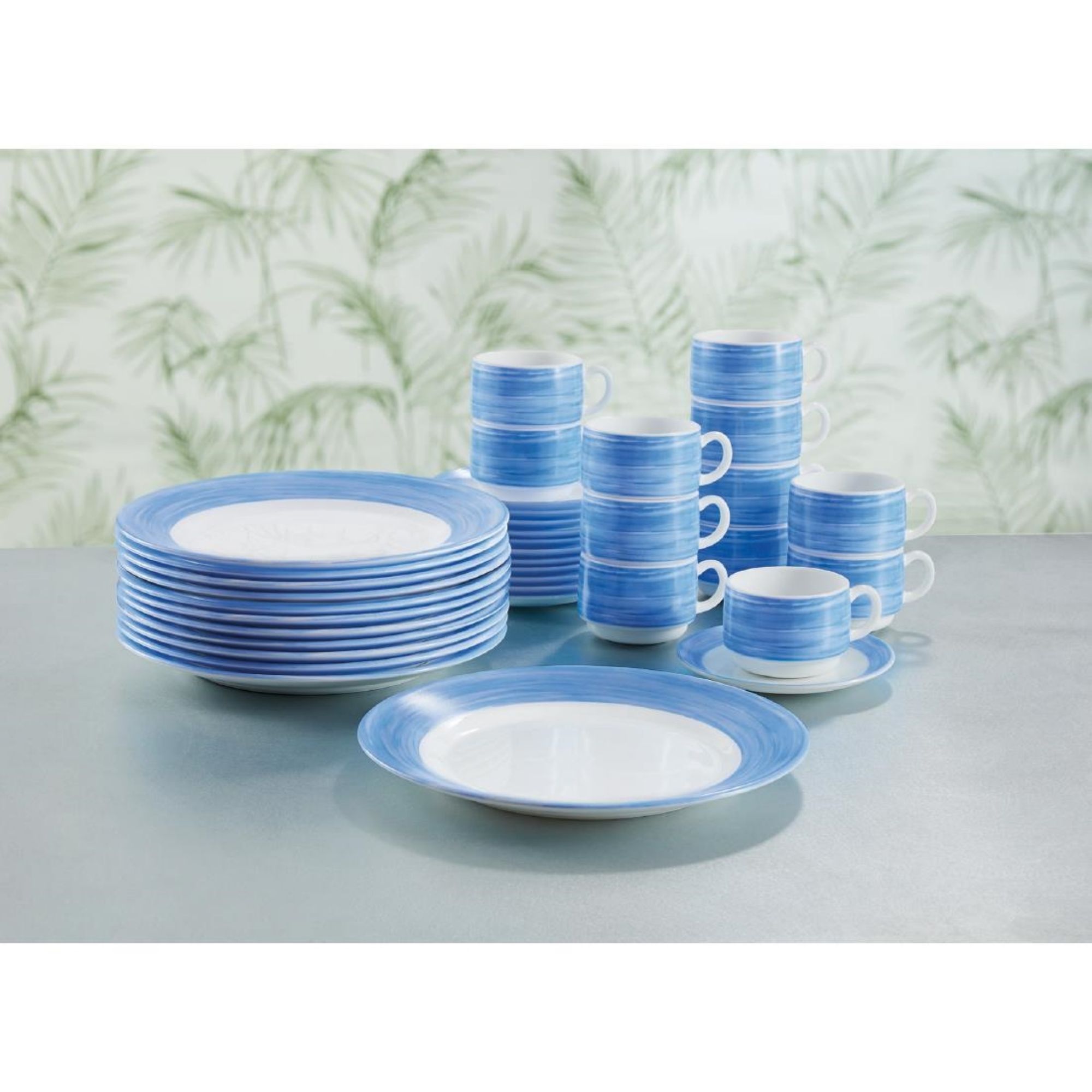 Picture of Arcoroc Brush Saucers Blue 140mm (48 Pack)