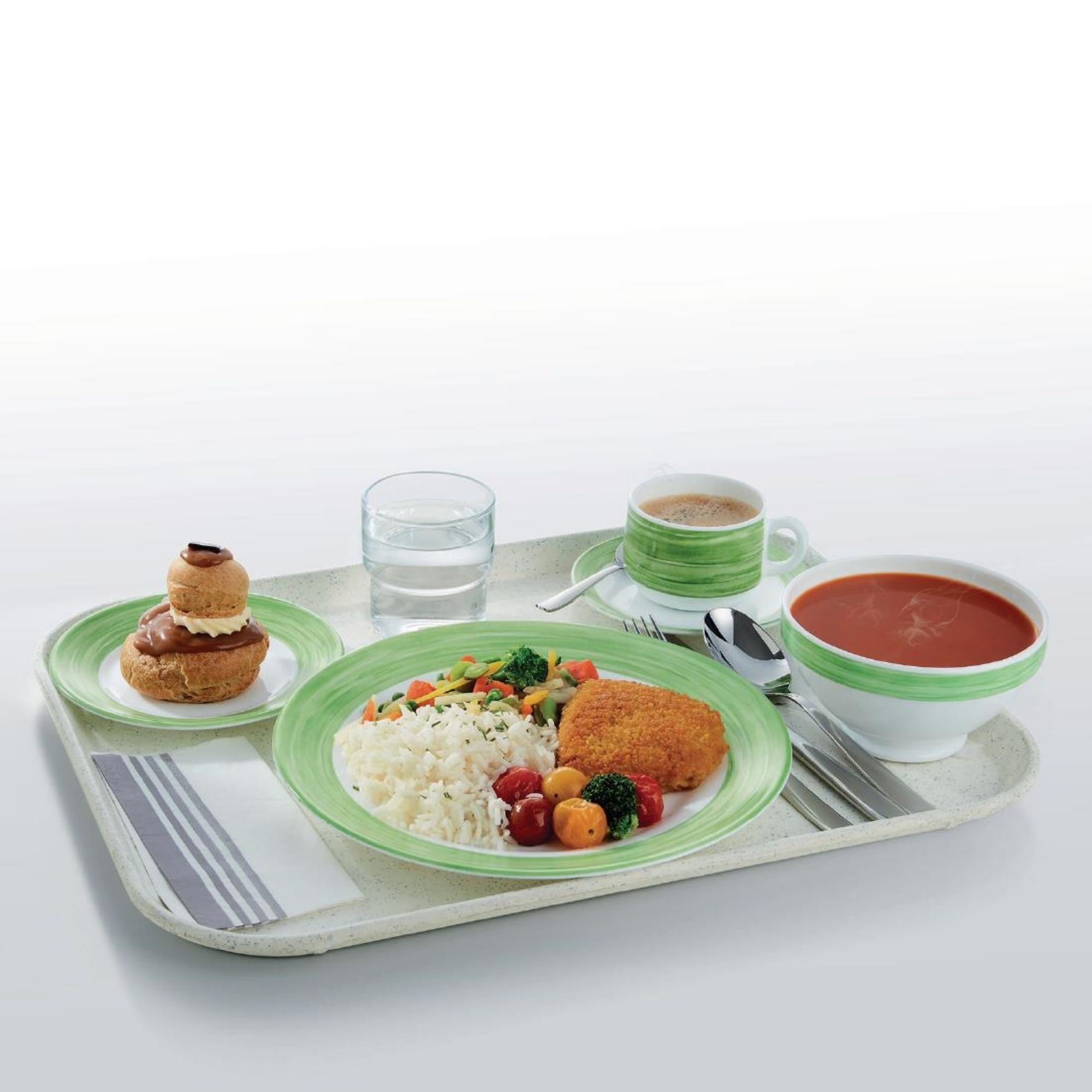 Picture of Arcoroc Brush Saucers Green 140mm (48 Pack)