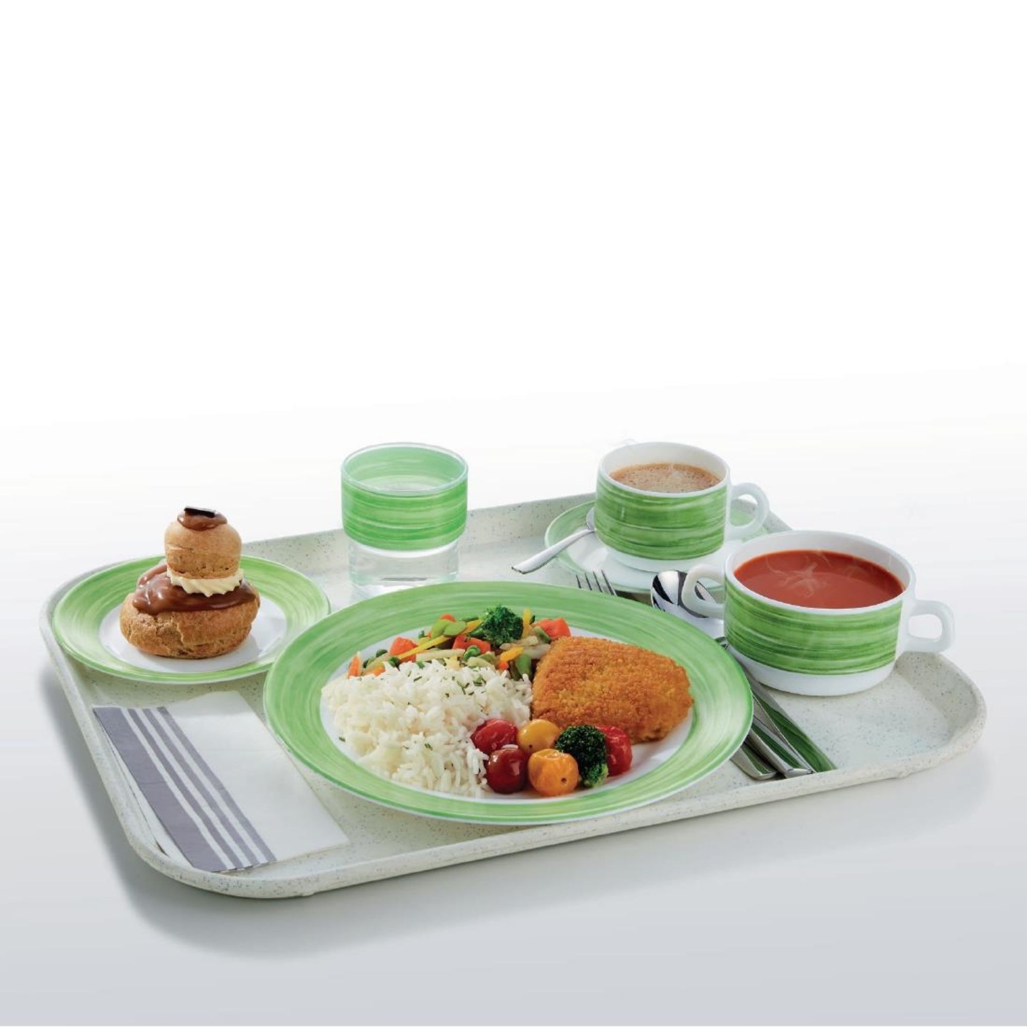 Picture of Arcoroc Brush Bowls Green 120mm (36 Pack)