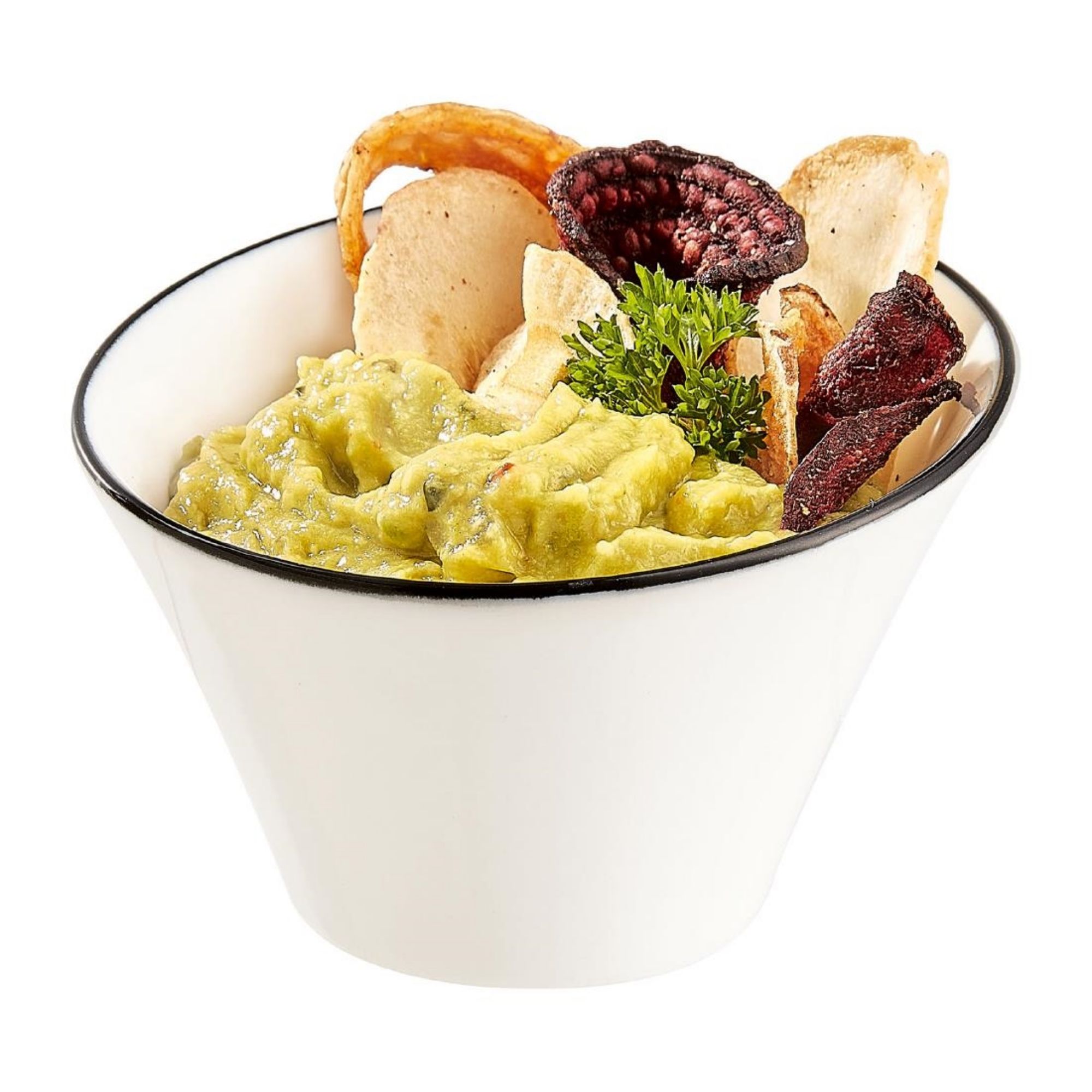 Picture of Arcoroc Appetizer Ludico Bowls Black Line 95mm (24 Pack)