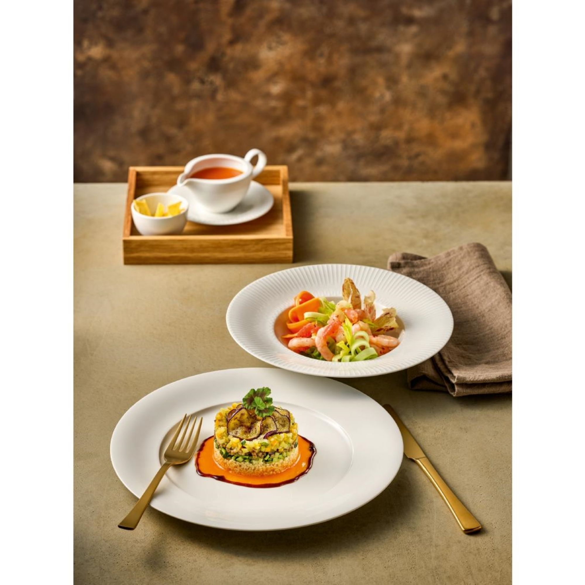 Picture of Schonwald Vibes Rimmed Combi Saucers 160mm (12 Pack)