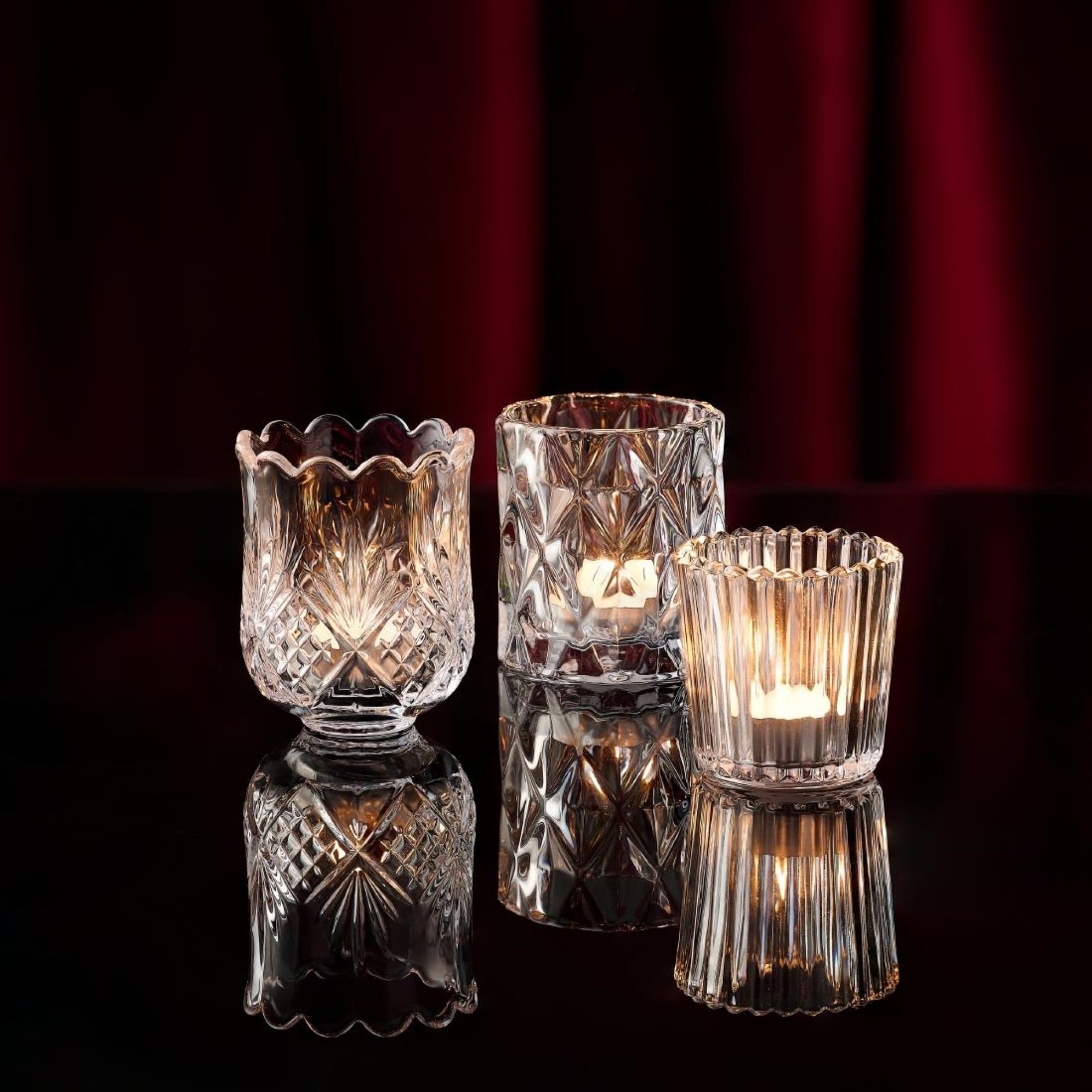 Picture of Artis Tealight Holders Diamond 70x75mm (6 Pack)