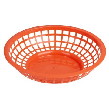 Picture of Olympia Kristallon PP Food Baskets Round Red 200x50mm (6 Pack)