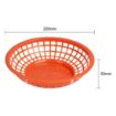 Picture of Olympia Kristallon PP Food Baskets Round Red 200x50mm (6 Pack)