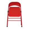 Picture of Bolero Folding Metal Chairs Red (4 Pack)