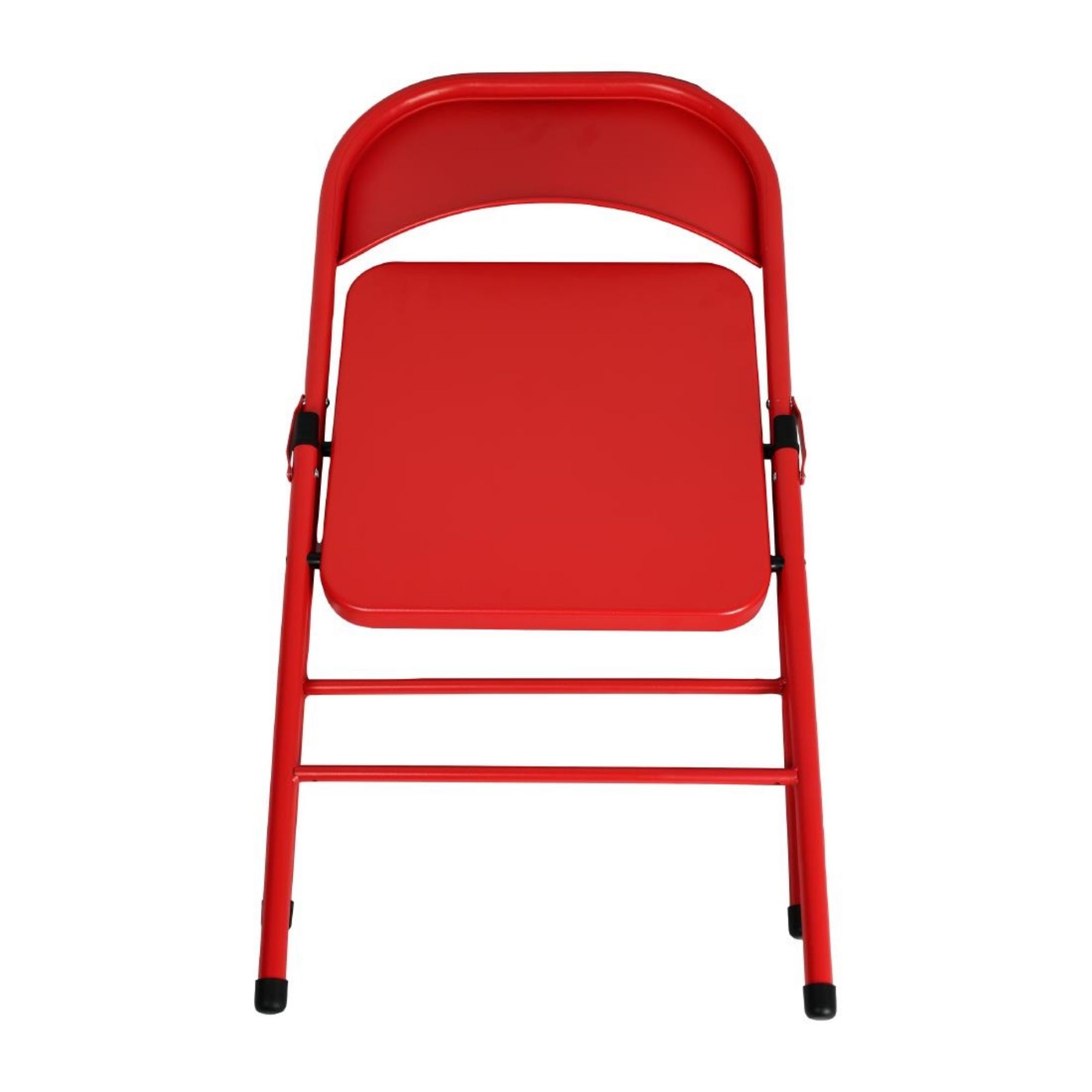 Picture of Bolero Folding Metal Chairs Red (4 Pack)