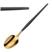 Picture of Amefa Soprano Medium Teaspoons Black & Gold (12 Pack)