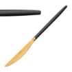 Picture of Amefa Soprano Table Knives Black & Gold (12 Pack)