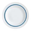 Picture of Autonomy Soup Dishes Blue Border 230mm (12 Pack)