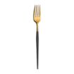 Picture of Amefa Soprano Table Forks Black & Gold (12 Pack)