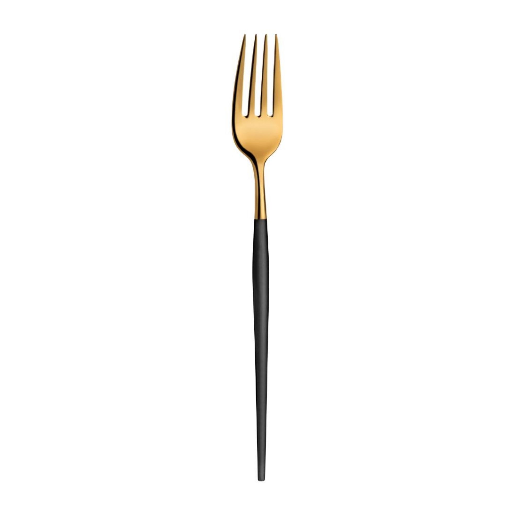 Picture of Amefa Soprano Table Forks Black & Gold (12 Pack)