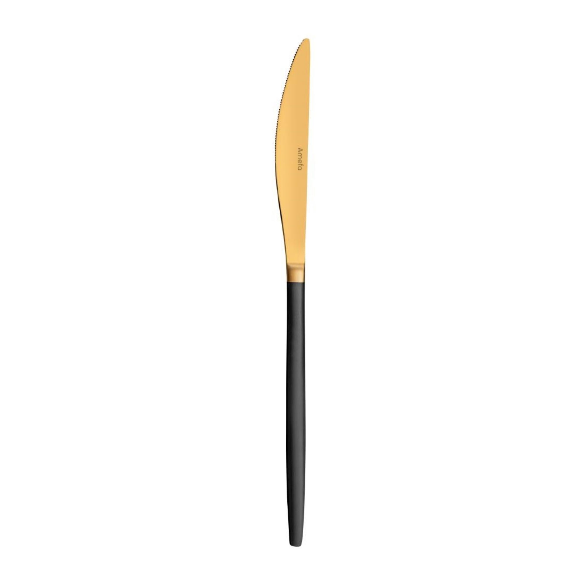 Picture of Amefa Soprano Table Knives Black & Gold (12 Pack)