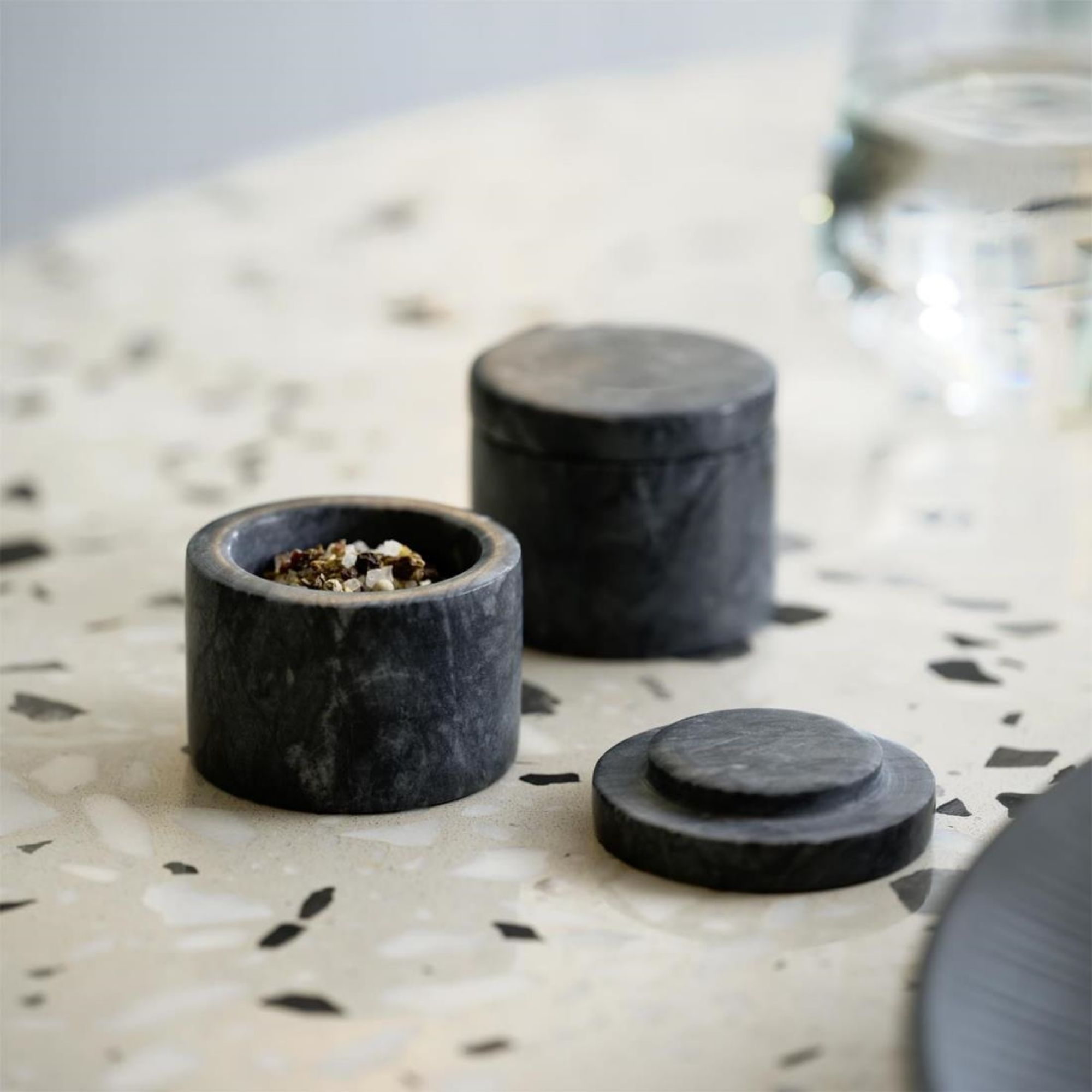 Picture of APS Marble Boxes 40ml (2 Pack)