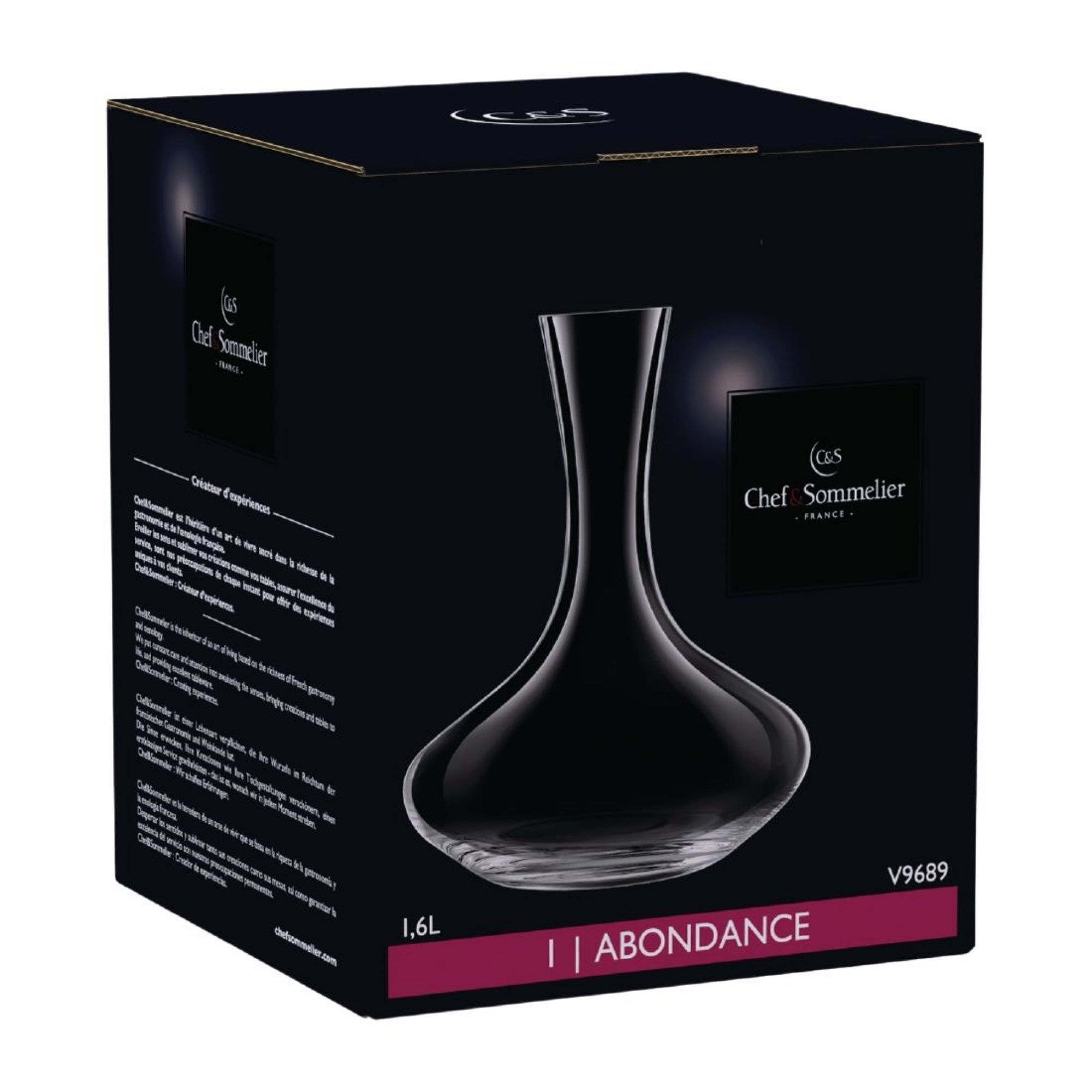 Picture of Chef & Sommelier Abondance Decanter 1.6Ltr (2 Pack)