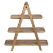 Picture of Olympia Acacia Wood 3-Tier Serving Trays with Display Stand