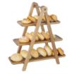 Picture of Olympia Acacia Wood 3-Tier Serving Trays with Display Stand