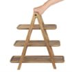 Picture of Olympia Acacia Wood 3-Tier Serving Trays with Display Stand
