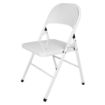 Picture of Bolero Folding Metal Chairs White (4 Pack)