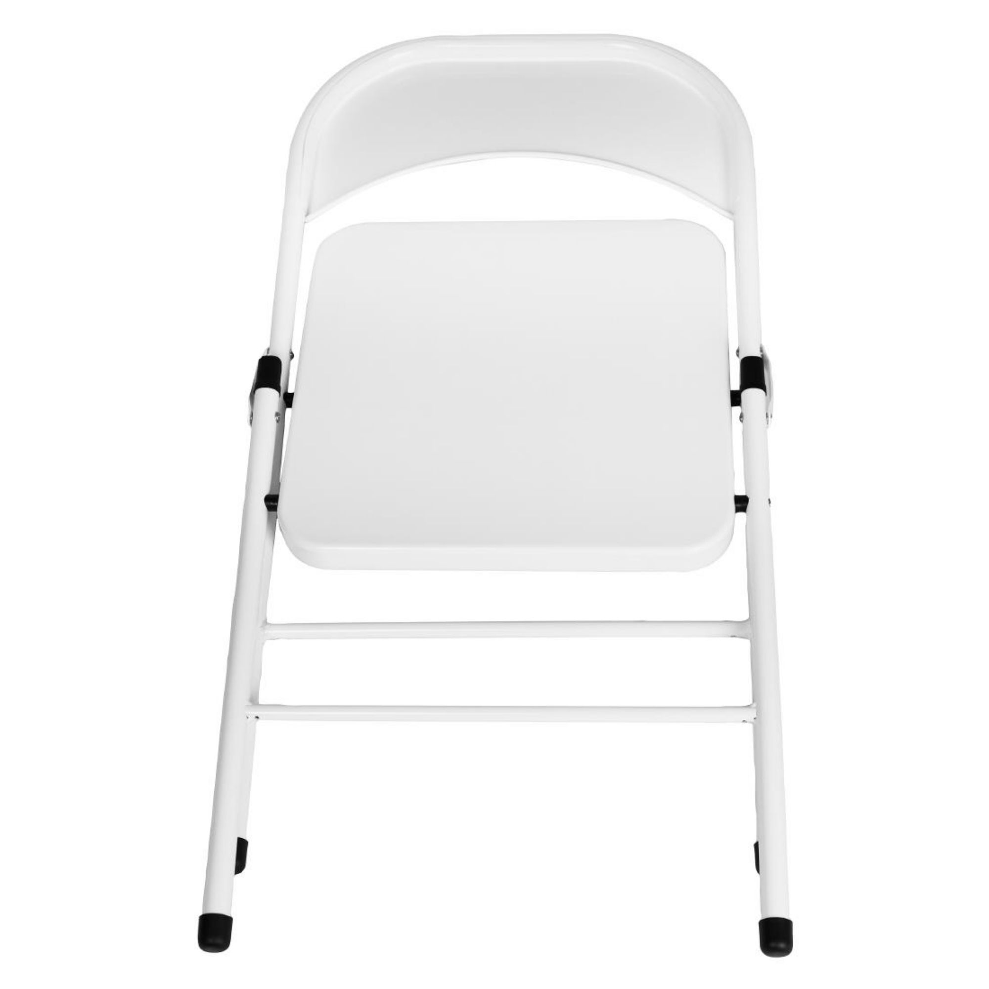 Picture of Bolero Folding Metal Chairs White (4 Pack)