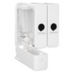 Picture of Jantex Triple Shower Dispenser White