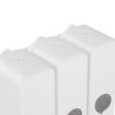 Picture of Jantex Triple Shower Dispenser White