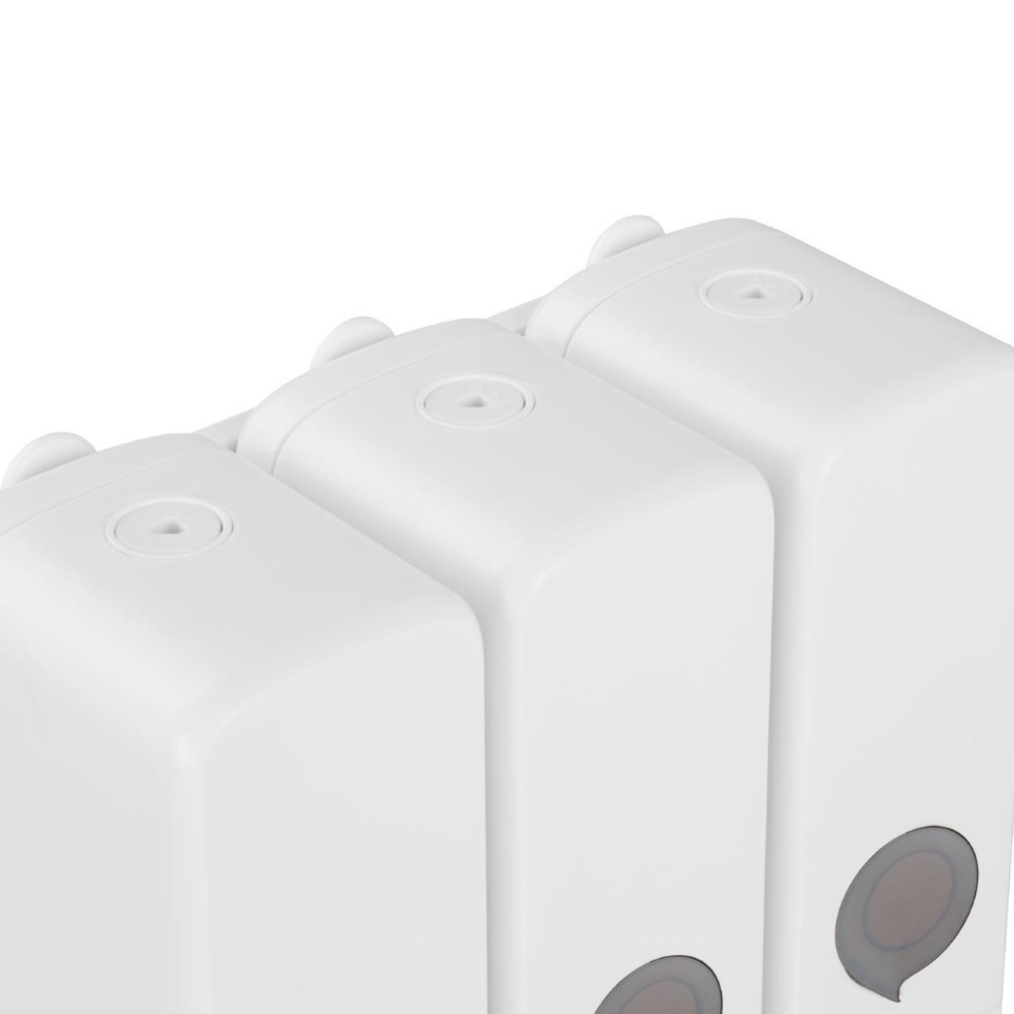 Picture of Jantex Triple Shower Dispenser White