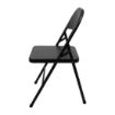 Picture of Bolero Folding Metal Chairs Black (4 Pack)