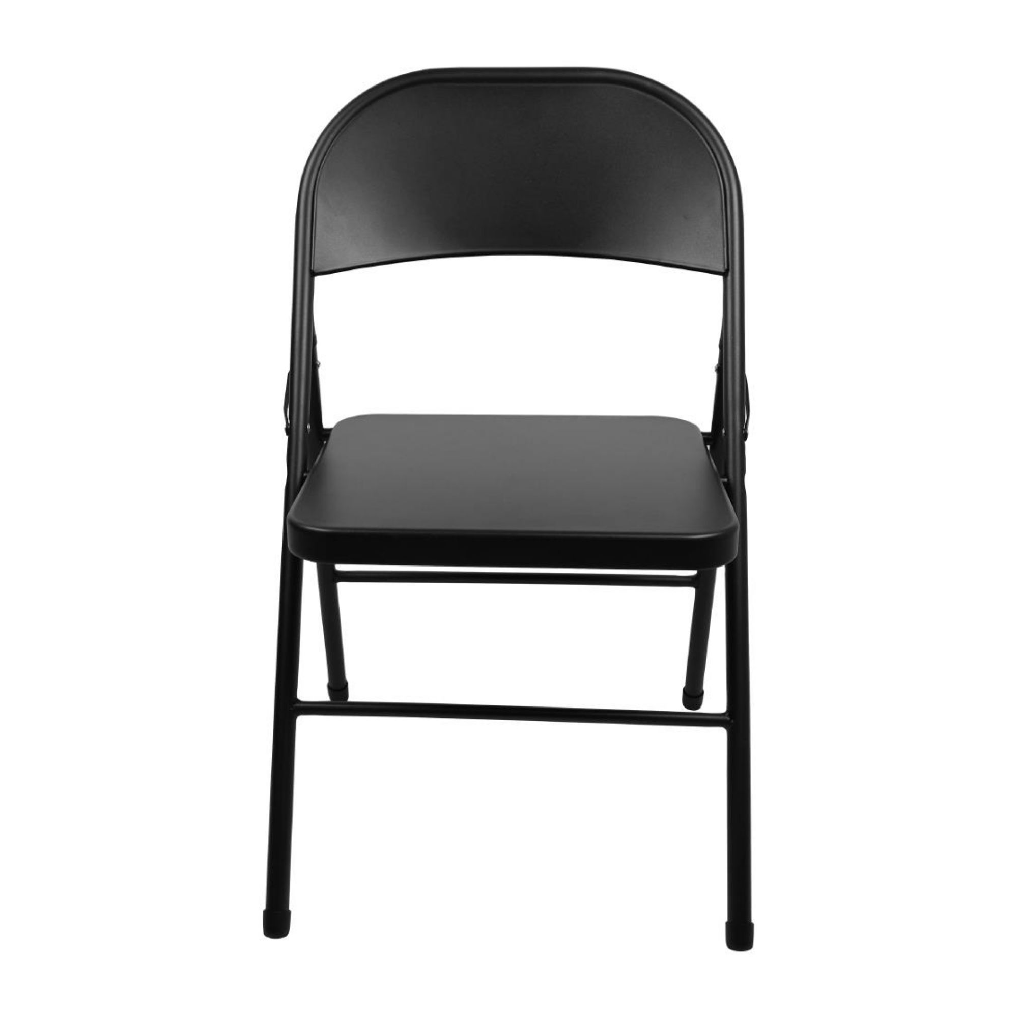 Picture of Bolero Folding Metal Chairs Black (4 Pack)