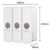 Picture of Jantex Triple Shower Dispenser White