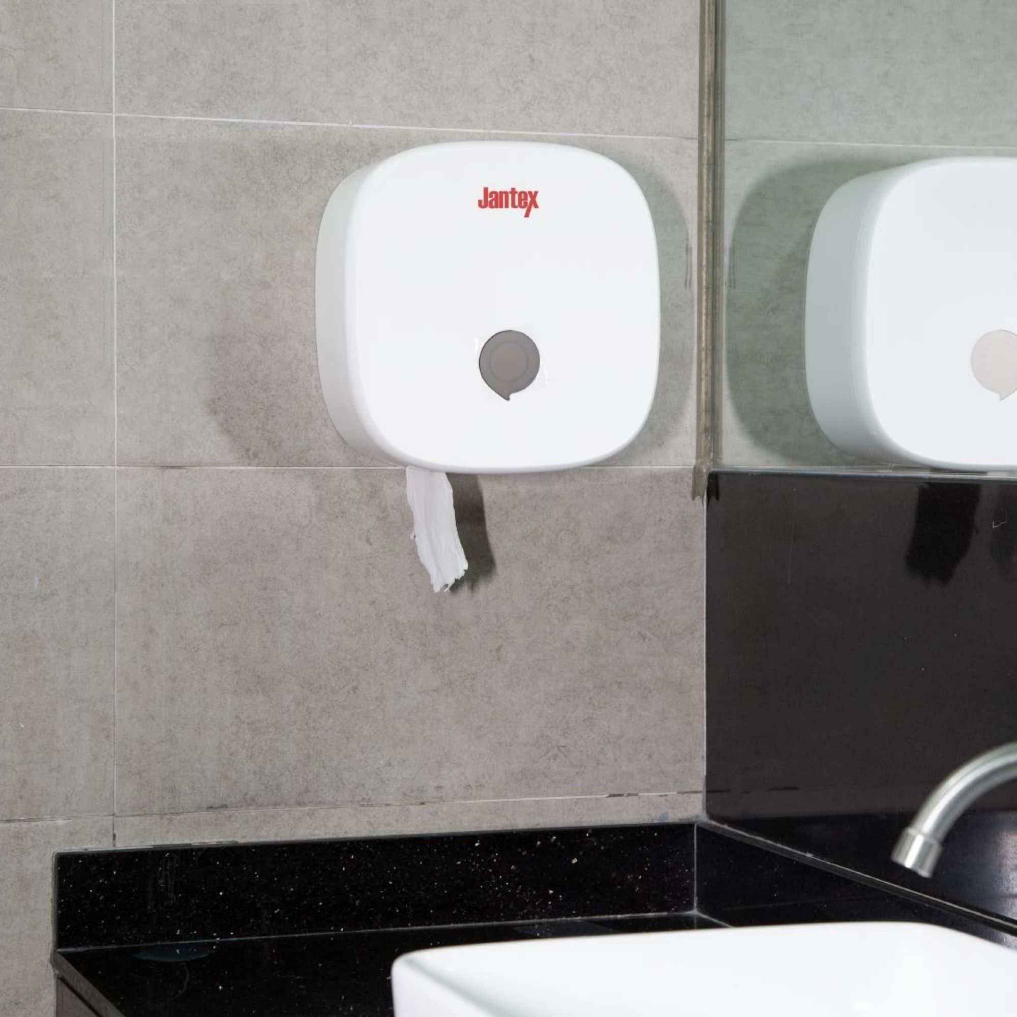 Picture of Jantex Jumbo Roll Dispenser White