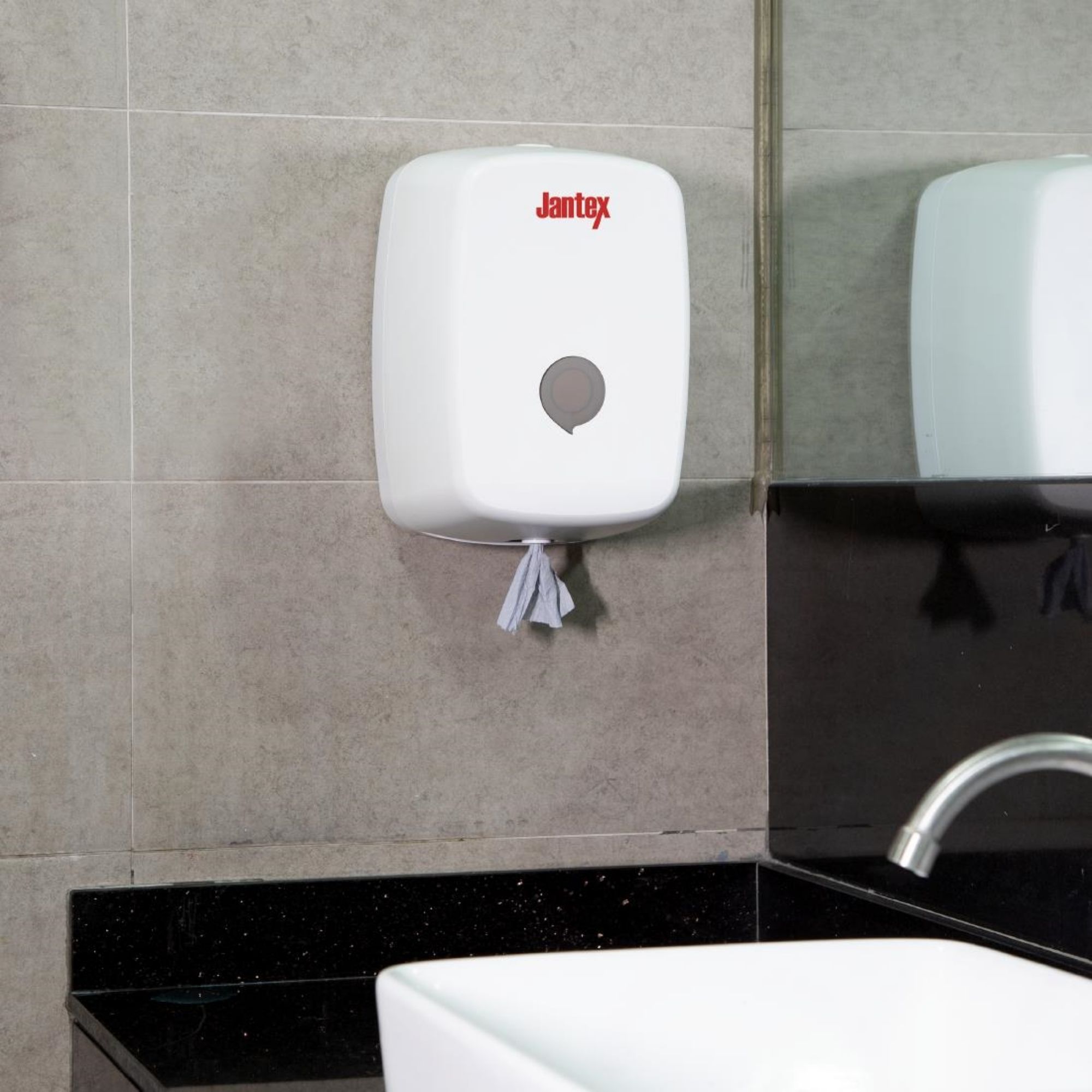 Picture of Jantex Centre Feed Dispenser White
