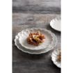 Picture of Olympia Bloom Scalloped Bowls White 230mm (6 Pack)