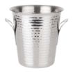 Picture of Olympia Flare Wine Bucket Hammered Stainless Steel 4.3Ltr