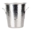 Picture of Olympia Flare Wine Bucket Hammered Stainless Steel 4.3Ltr