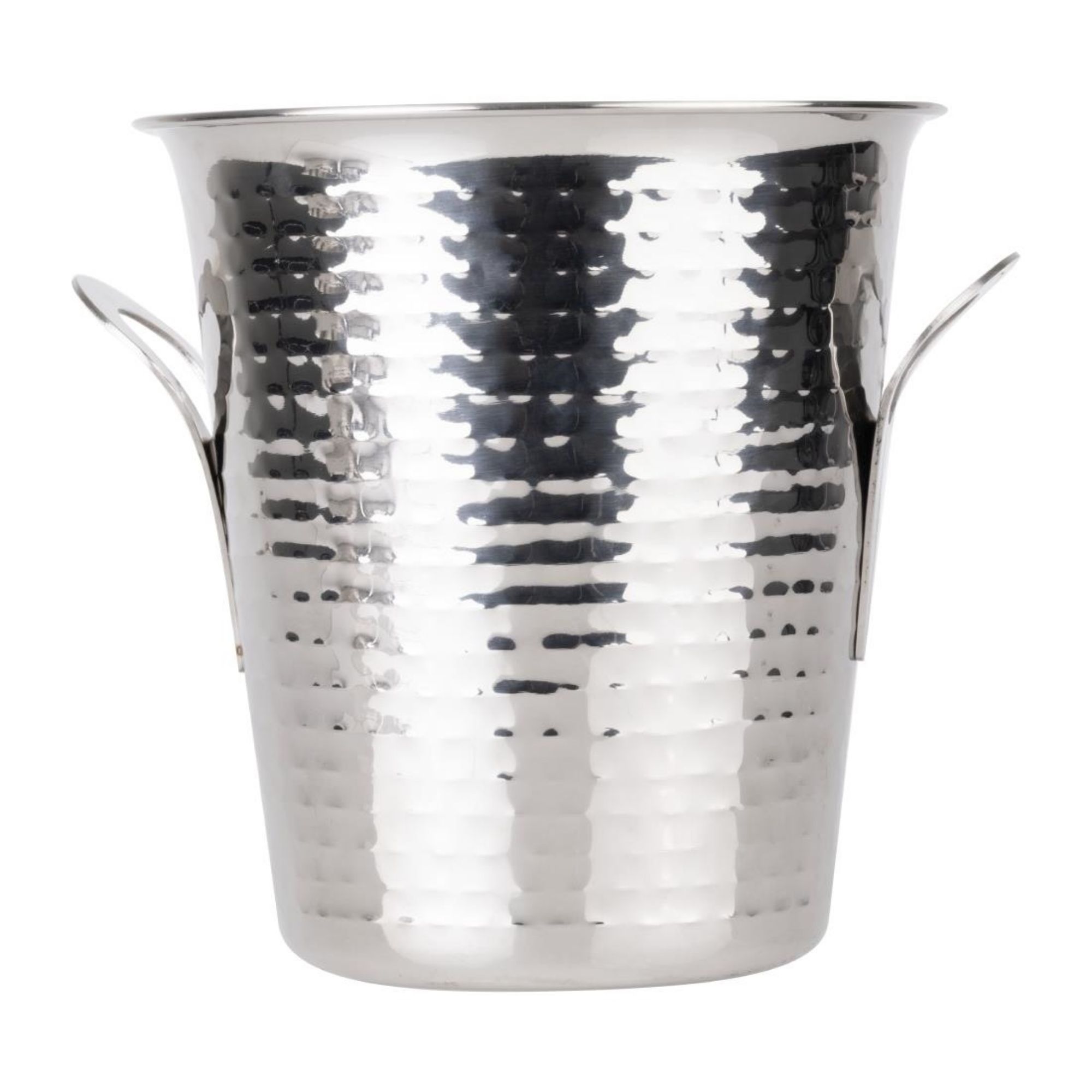 Picture of Olympia Flare Wine Bucket Hammered Stainless Steel 4.3Ltr