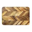 Picture of Vogue Chevron Effect Acacia Wood Chopping Board Medium 455x305mm
