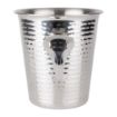 Picture of Olympia Flare Wine Bucket Hammered Stainless Steel 4.3Ltr