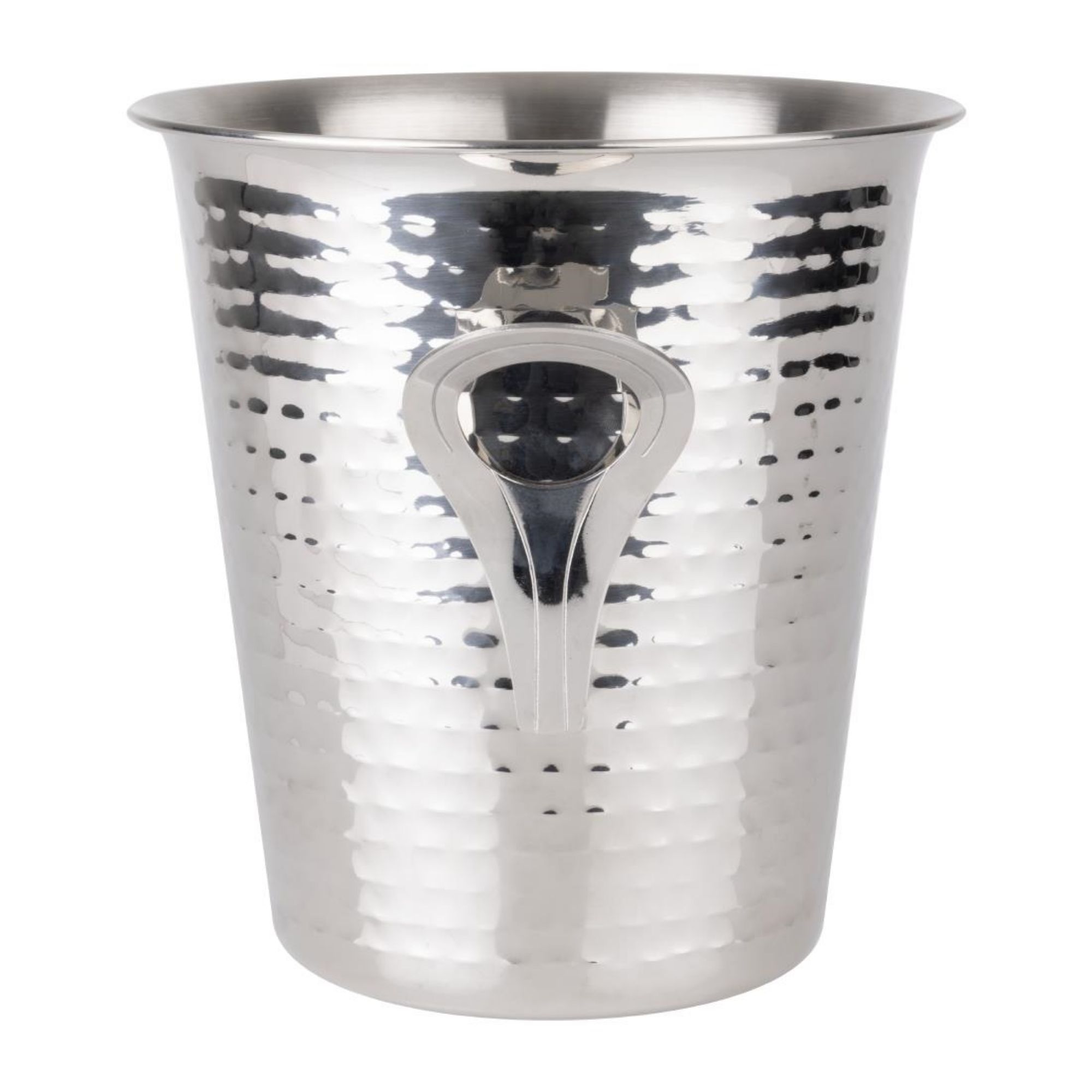 Picture of Olympia Flare Wine Bucket Hammered Stainless Steel 4.3Ltr