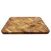 Picture of Vogue Chevron Effect Acacia Wood Chopping Board Large 560x405mm