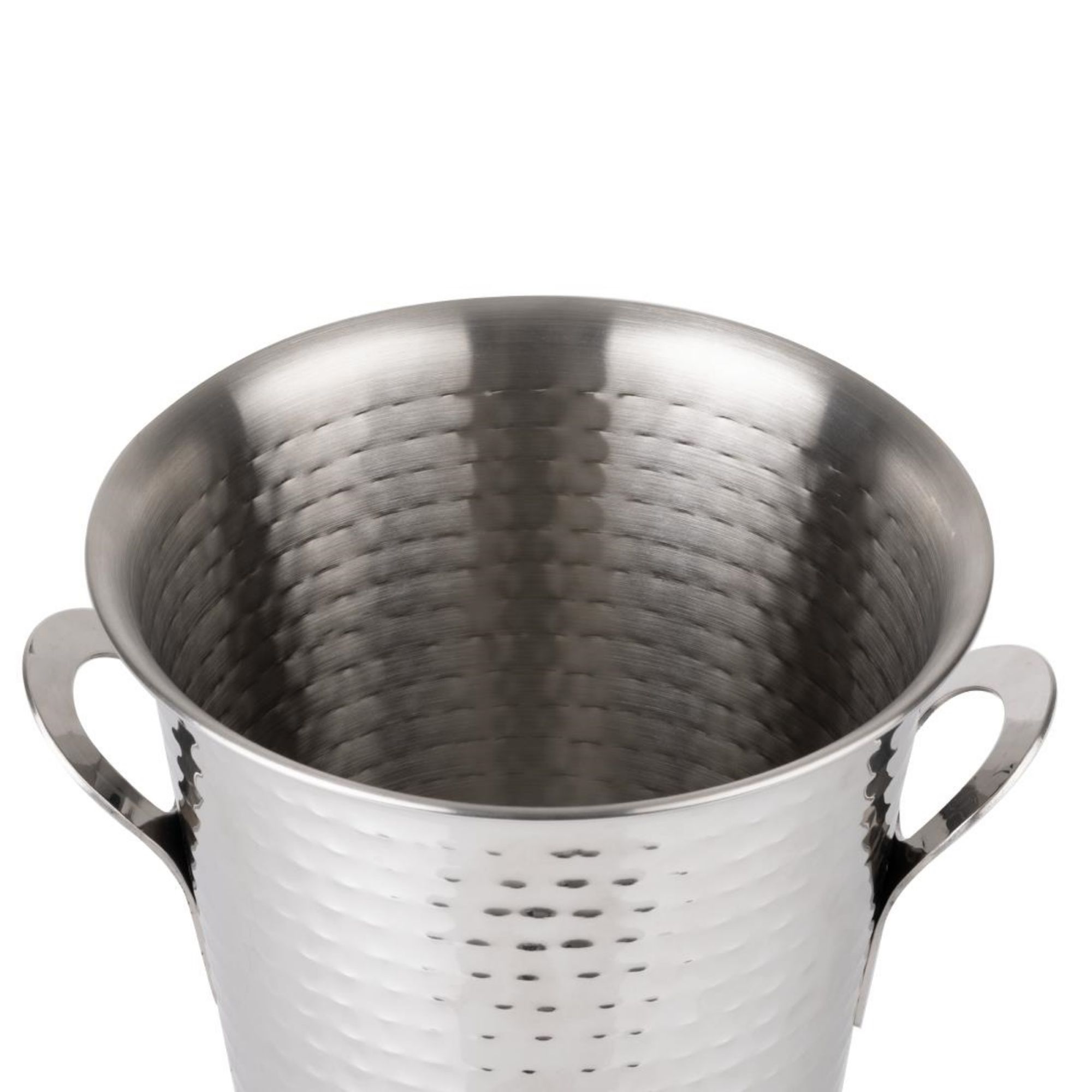 Picture of Olympia Flare Wine Bucket Hammered Stainless Steel 4.3Ltr