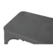 Picture of Bolero Bistro Metal Benches Gunmetal 1000mm (2 Pack)