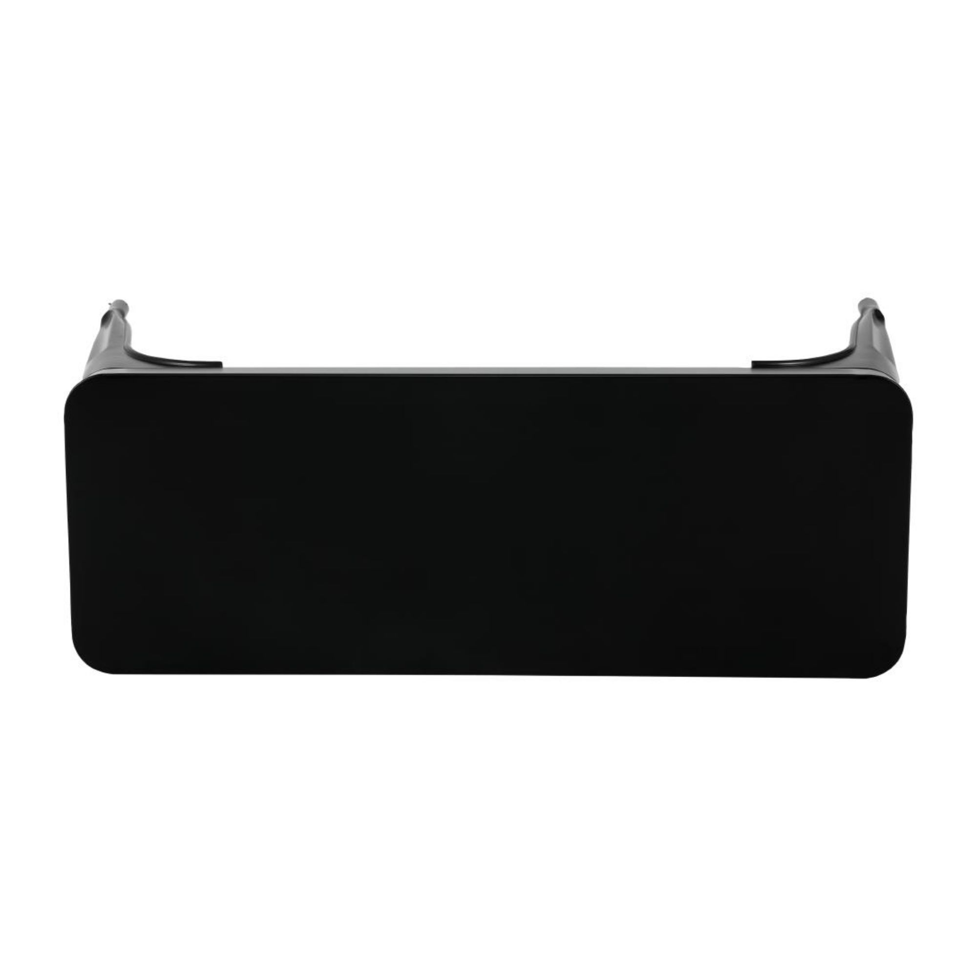Picture of Bolero Bistro Metal Benches Black 1000mm (2 Pack)
