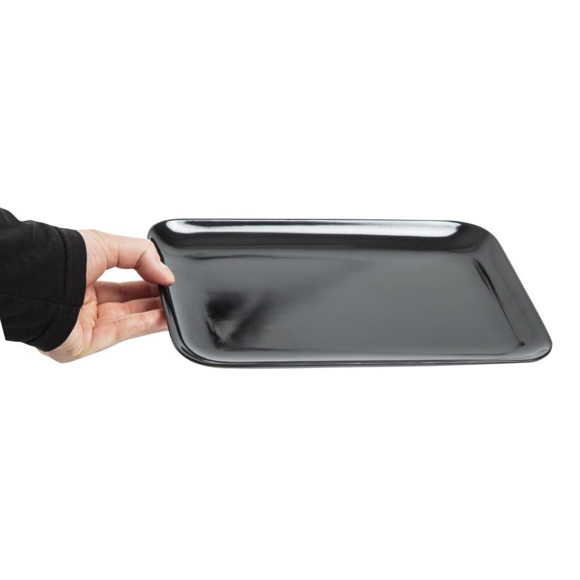 Picture of Dalebrook Melamine Medium Rectangular Platter Black 290mm