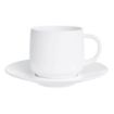 Picture of Arcoroc Intensity White Baril Saucers 140mm (24 Pack)