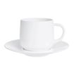 Picture of Arcoroc Intensity White Baril Saucers 120mm (24 Pack)
