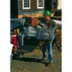 Picture of Rubbermaid BRUTE Tote Box Grey with Lid 53Ltr