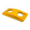 Picture of Rubbermaid Slim Jim Cans/Bottles Recycling Yellow Lid